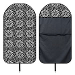 Black And White Celtic Pattern Print Waterproof Car Seat Cover