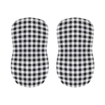 Black And White Check Pattern Print Bar Stool Covers