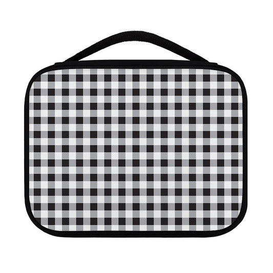 Black And White Check Pattern Print Classic Bible Case