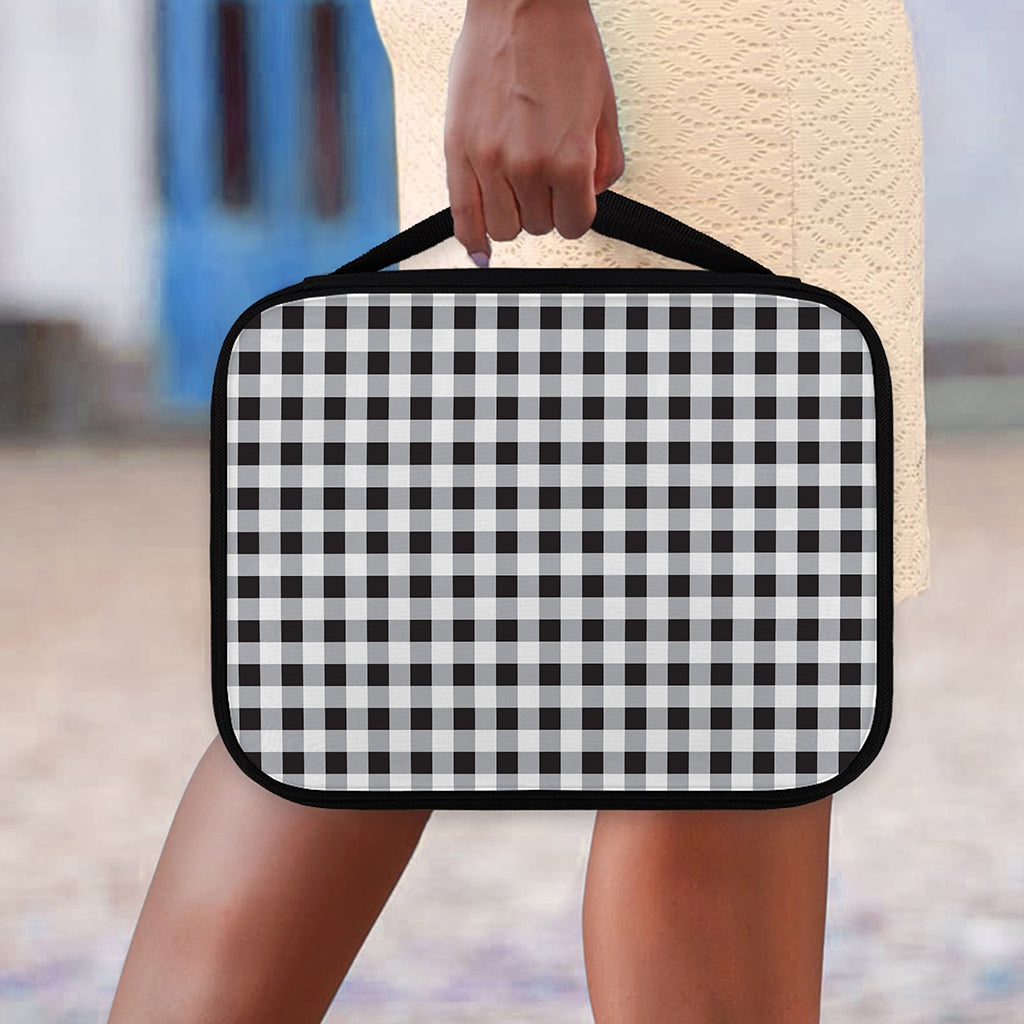 Black And White Check Pattern Print Classic Bible Case
