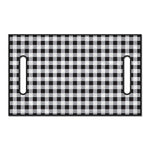Black And White Check Pattern Print Golf Cart Seat Cover