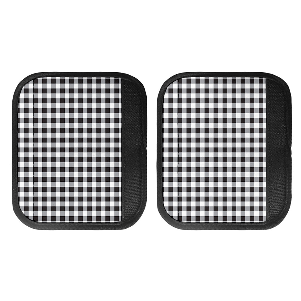 Black And White Check Pattern Print Handle Covers