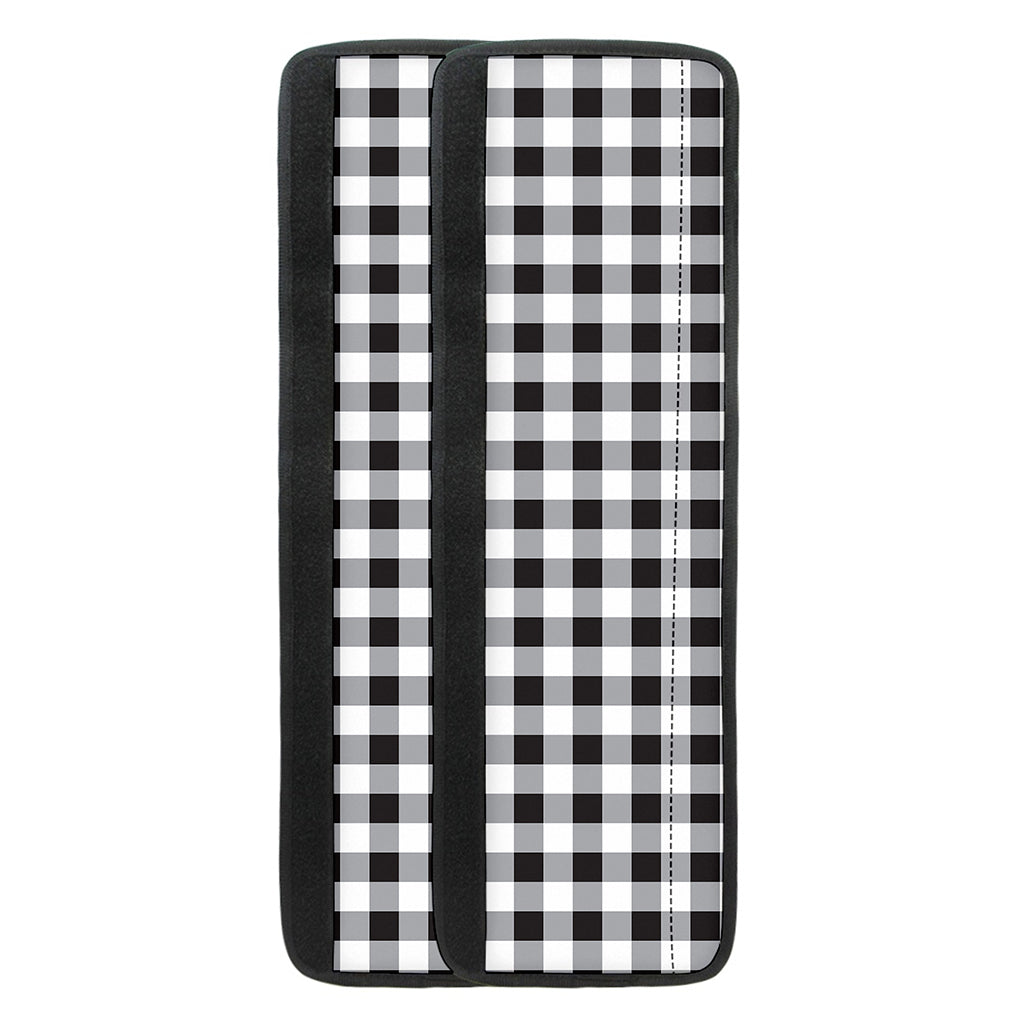 Black And White Check Pattern Print Refrigerator Handle Covers