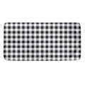 Black And White Check Pattern Print Towel