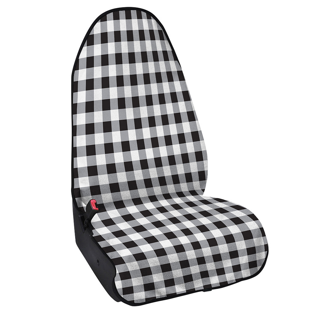 Black And White Check Pattern Print Waterproof Car Seat Cover