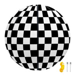 Black And White Checkered Pattern Print Basketball