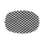 Black And White Checkered Pattern Print Car Side Mirror Covers