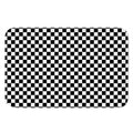 Black And White Checkered Pattern Print Indoor Door Mat