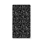 Black And White Cherry Blossom Print Baby Crib Sheet