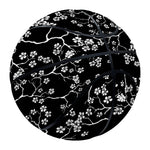 Black And White Cherry Blossom Print Basketball