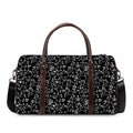 Black And White Cherry Blossom Print Duffel Bag