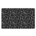 Black And White Cherry Blossom Print Polyester Doormat