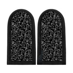 Black And White Cherry Blossom Print Skillet Handle Cover