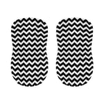 Black And White Chevron Pattern Print Bar Stool Covers