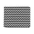 Black And White Chevron Pattern Print Bifold Wallet