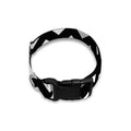 Black And White Chevron Pattern Print Dog Collar