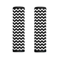 Black And White Chevron Pattern Print Handle Covers