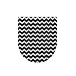 Black And White Chevron Pattern Print Toilet Lid Cover