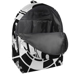 Black And White Chinese Zodiac Print Backpack