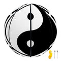 Black And White Chinese Zodiac Print Basketball