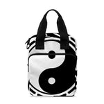 Black And White Chinese Zodiac Print Bible Tote Bag