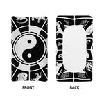 Black And White Chinese Zodiac Print Changing Pad Cover