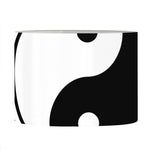 Black And White Chinese Zodiac Print Drum Lamp Shade