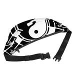 Black And White Chinese Zodiac Print Fanny Pack