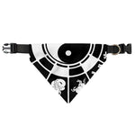 Black And White Chinese Zodiac Print Over The Collar Dog Bandana