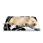 Black And White Chinese Zodiac Print Pet Cooling Mat Cover