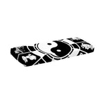 Black And White Chinese Zodiac Print Piano Keyboard Cover