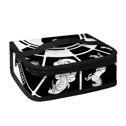 Black And White Chinese Zodiac Print Small Lunch Bag