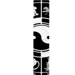 Black And White Chinese Zodiac Print Table Runner