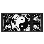 Black And White Chinese Zodiac Print Trifold Wallet