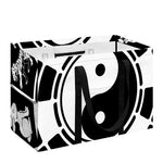 Black And White Chinese Zodiac Print Utility Tote Bag