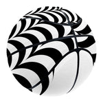 Black And White Circle Illusion Print Basketball