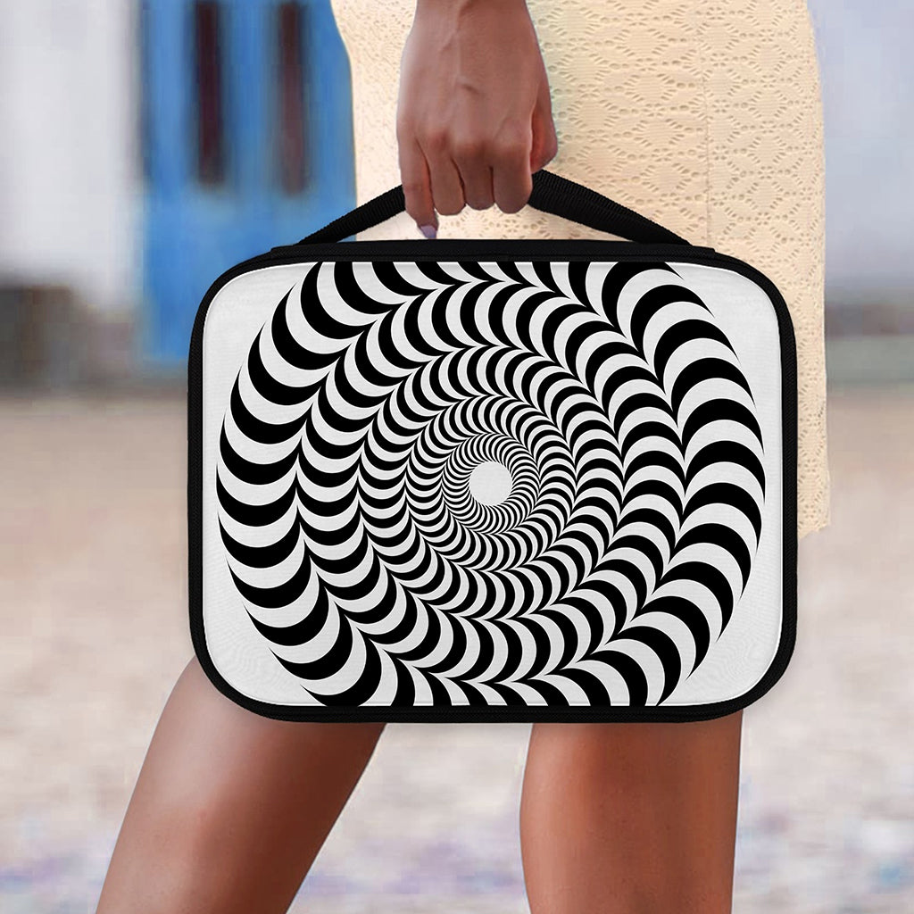 Black And White Circle Illusion Print Classic Bible Case