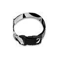 Black And White Circle Illusion Print Dog Collar