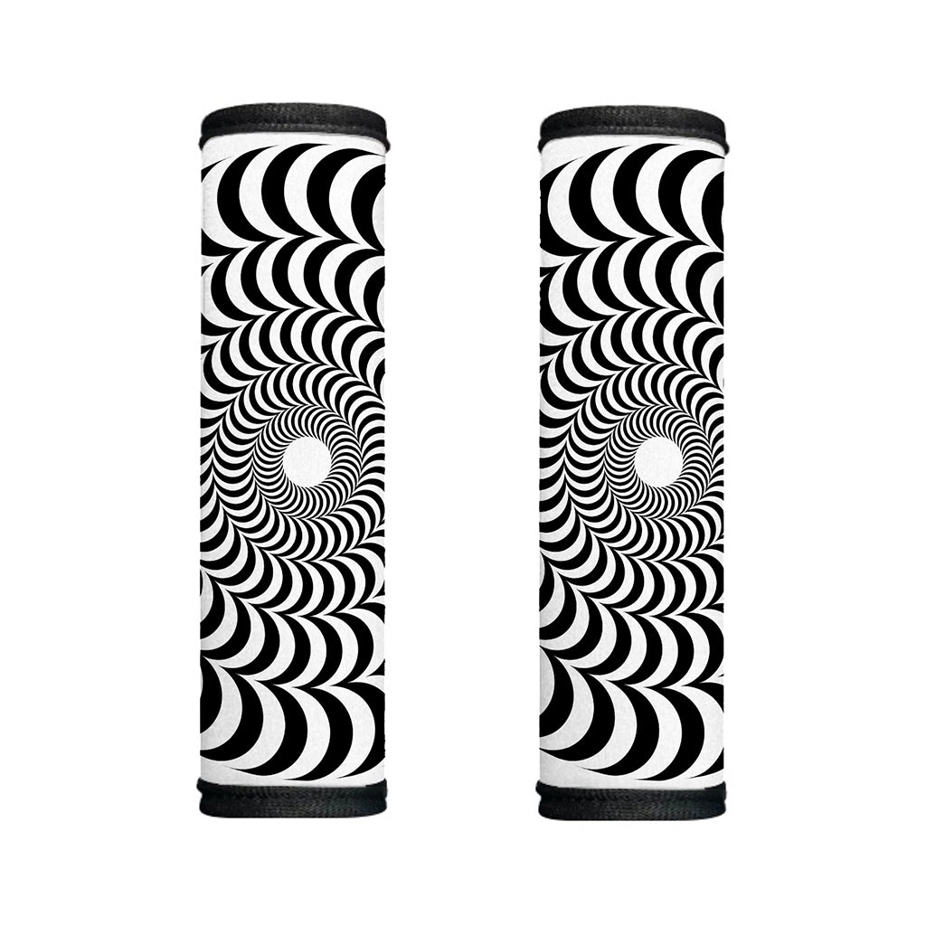 Black And White Circle Illusion Print Handle Covers