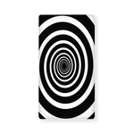 Black And White Circle Swirl Print Baby Crib Sheet