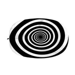 Black And White Circle Swirl Print Car Side Mirror Covers