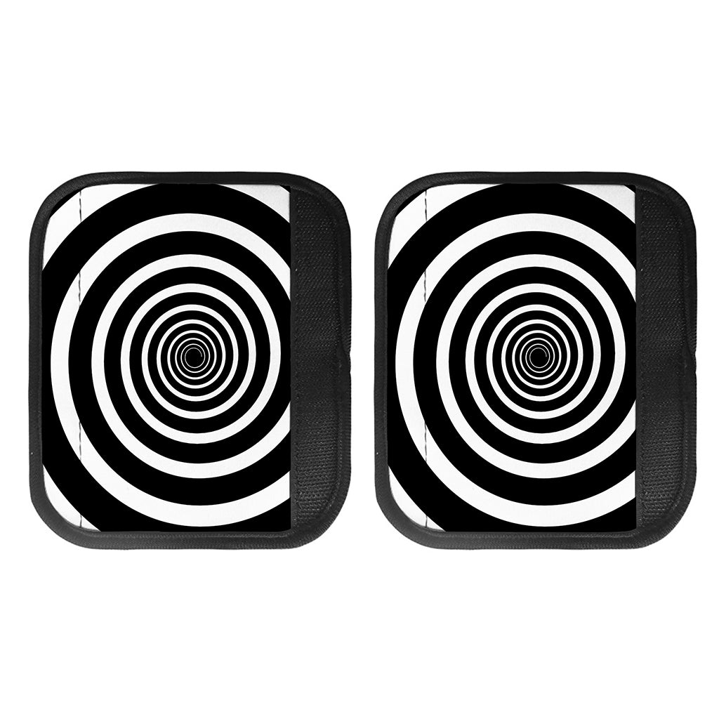 Black And White Circle Swirl Print Handle Covers