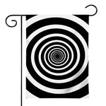 Black And White Circle Swirl Print House Flag