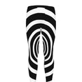 Black And White Circle Swirl Print Men's Leggings