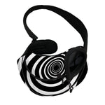Black And White Circle Swirl Print Pet Sling Carrier