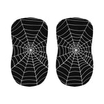 Black And White Cobweb Print Bar Stool Covers