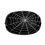 Black And White Cobweb Print Car Side Mirror Covers