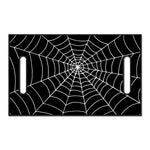 Black And White Cobweb Print Golf Cart Seat Cover