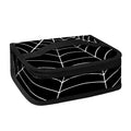 Black And White Cobweb Print Small Lunch Bag