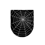 Black And White Cobweb Print Toilet Lid Cover